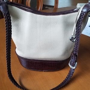 Brighton cross body hobo leather bag